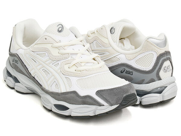 ASICS SportStyle GEL-NYC【ニューヨーク ライフスタイル ランニング スニーカー シューズ メンズ ウィメンズ レディース ブラック グレー】CREAM / WHITE