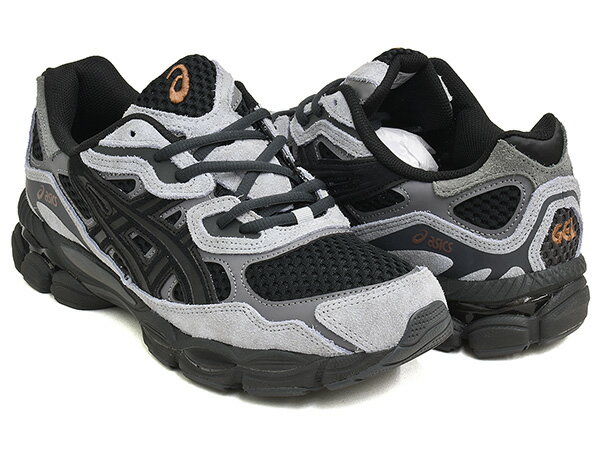 ASICS SportStyle GEL-NYC【ニューヨーク ライフスタイル ランニング スニーカー シューズ メンズ ウィメンズ レディース ブラック グレー】BLACK / CEMENT GREY