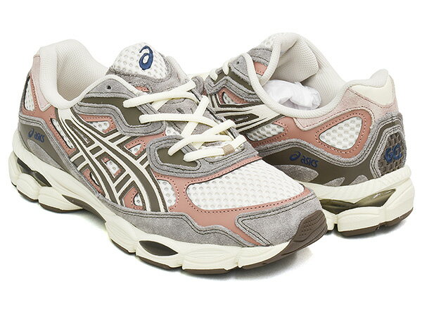 ASICS SportStyle GEL-NYC【ニューヨーク ライフスタイル ランニング スニーカー シューズ メンズ ウィメンズ レディース グレー ピンク】BIRCH / DRIFTWOOD