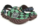 【現価格での販売は8/1 9:59まで】crocs DEMON SLAYER TANJIRO ECHO CLOG【クロックス エコー クロッグ】【鬼滅の刃 炭次...