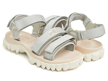 FILA YAK SANDAL【フィラ ヤク サンダル】【ストラップ スポーツ 厚底 ウィメンズ レディース ガールズ 女性 サイズ】SILVER BIRCH / GARDENIA / TAPIOCA (5SM00541-072)