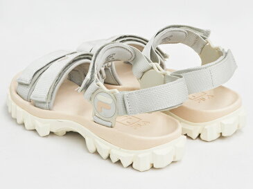 FILA YAK SANDAL【フィラ ヤク サンダル】【ストラップ スポーツ 厚底 ウィメンズ レディース ガールズ 女性 サイズ】SILVER BIRCH / GARDENIA / TAPIOCA (5SM00541-072)