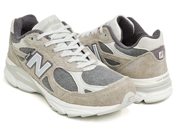 【55時間限定セール 8/29 1:59まで】NEW BALANCE X LEVI'S M990 LV3[ニューバランス 990 V3 3代目 Dワイズ][リーバイス デニム グレー メイド イン アメリカ USA]GRAY (WIDTH:D)[sptm]