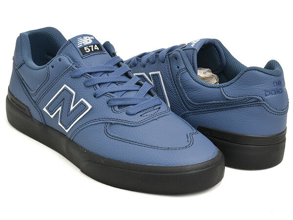 Rakuten - NEW BALANCE NUMERIC UN574V EB【ニューバランス ヌメリック 574 バルカナイズ】【スケートボード スケート シューズ スケシュー NB ブルー ブラック】BLUE / BLACK