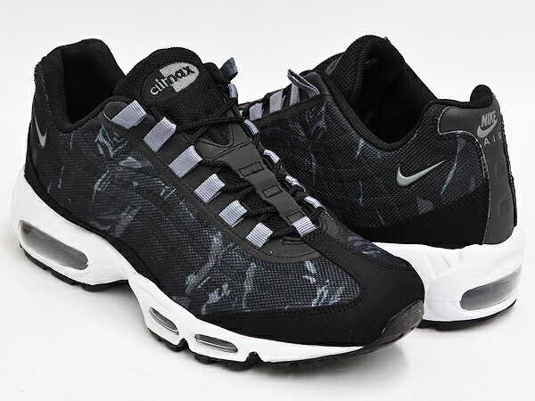 NIKE AIR MAX 95 PRM TAPEBLACK / WHITE - COOL GREY - WLF GREY
