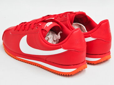 NIKE CORTEZ BASIC SL (GS)【ナイキ コルテッツ ベーシック スムースレザー グレード スクール】【ウィメンズ レディース ガールズ ジュニア 女性 サイズ】UNIVERSITY RED / WHITE