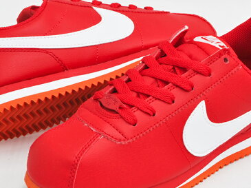 NIKE CORTEZ BASIC SL (GS)【ナイキ コルテッツ ベーシック スムースレザー グレード スクール】【ウィメンズ レディース ガールズ ジュニア 女性 サイズ】UNIVERSITY RED / WHITE