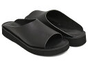 Organic handloom RICHT【オーガニックハンドルーム リヒト】【オイル レザー スライド サンダル 日本製 MADE IN JAPAN】BLACK SHRINK(4)