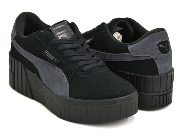 PUMA CALI WEDGE TONAL WNS【プーマ カリ ウェッジ トーナル ウィメンズ】【カリフォルニア 厚底 ウェッジソール】【カジュアル スニーカー シューズ レディース ガールズ ジュニア 女性 サイズ】PUMA BLACK - EB