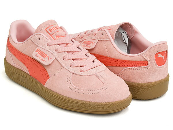 Rakuten - PUMA PALERMO【プーマ パレルモ】【テラス ファッション インドア トレーニング トレーナー カジュアル】【スニーカー シューズ メンズ ウィメンズ レディース ライトピンク】ROSY OUTLOOK ? GUM