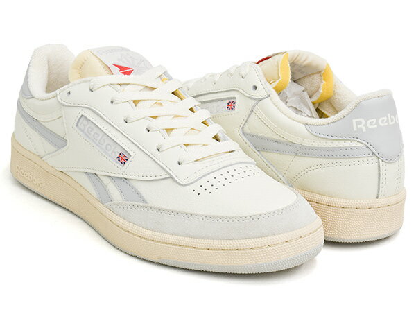 【4/30 23:59まで★期間限定セール】Reebok CLUB C REVENGE VINTAGE【リーボック クラブ シー リベンジ ヴィンテージ】【ビンテージ チャンピオン カジュアル テニス シューズ】CHALK / PUGRY2 / PAPWH (IF7693)