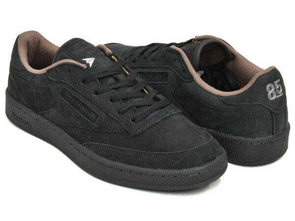 【現価格での販売は4/12 23/59まで】Reebok CLUB C 85 VINTAGE【リーボック クラブ シー 1985 ヴィンテージ】【ビンテージ チャンピオン カジュアル テニス シューズ】BLACK / BLACK / GREY