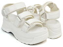 SHAKA NEO BUNGY CHUNKY【シャカ ネオ バンジー チャンキー】【スポーツ サンダル 厚底 ストラップ ベルクロ アウトドア】【ウィメンズ レディース リネン ベージュ】ALL LINEN(4)