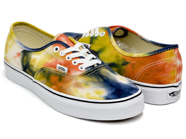 VANS AUTHENTIC【バンズ オーセンティック タイダイ】(TIE DYE) NAVY / BURNT ORANGE