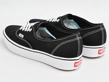 VANS COMFYCUSH AUTHENTIC【バンズ コンフィクッシュ オーセンティック】(CLASSIC) BLACK / TRUE WHITE