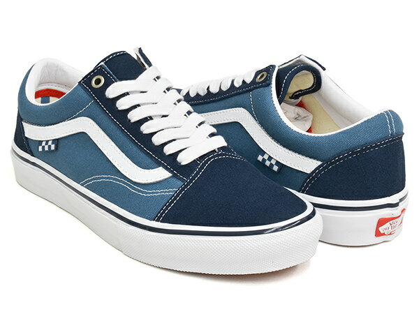 VANS SKATE OLD SKOOL【バンズ スケート オールドスクール】【スケートボード SKATEBOARDING SB プロ PRO】NAVY / WHITE