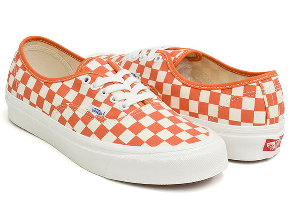 VANS AUTHENTIC 44 DX【バンズ オーセンティック ディーエックス デラックス】【チェッカーボード アナハイム・ファクトリー】ANAHEIM FACTORY CHECKERBOARD BURNT ORANGE
