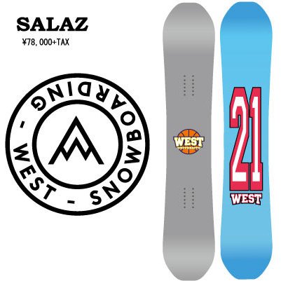 [特典] 22-23 West Snowboarding SNOWBOARD 153cm,156,ウエスト スノーボード SALAZ バックカントリー サーフライド フリーライド ハイブリッド キャンバー