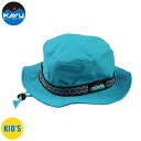 子供用 KAVU カブー Ks Bucket Hat ハット キッズ ジュニア 子供用 キャンプ アウトドア SUP 釣り 登山 水陸 TURQUOISE 水色 おしゃれ