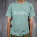 Teton Bros ティートンブロス TB LOGO TEE アウトドア 登山 キャンプ 自転車 ファッション 旅行 LIGHT GREEN