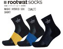 rootwatsocks 和紙ハイブリッドソックスショート ソルト SALT メンズ レディース 釣り フィッシング アウトドア キャンプ オシャレ 吸湿 速乾 消臭 海(4)