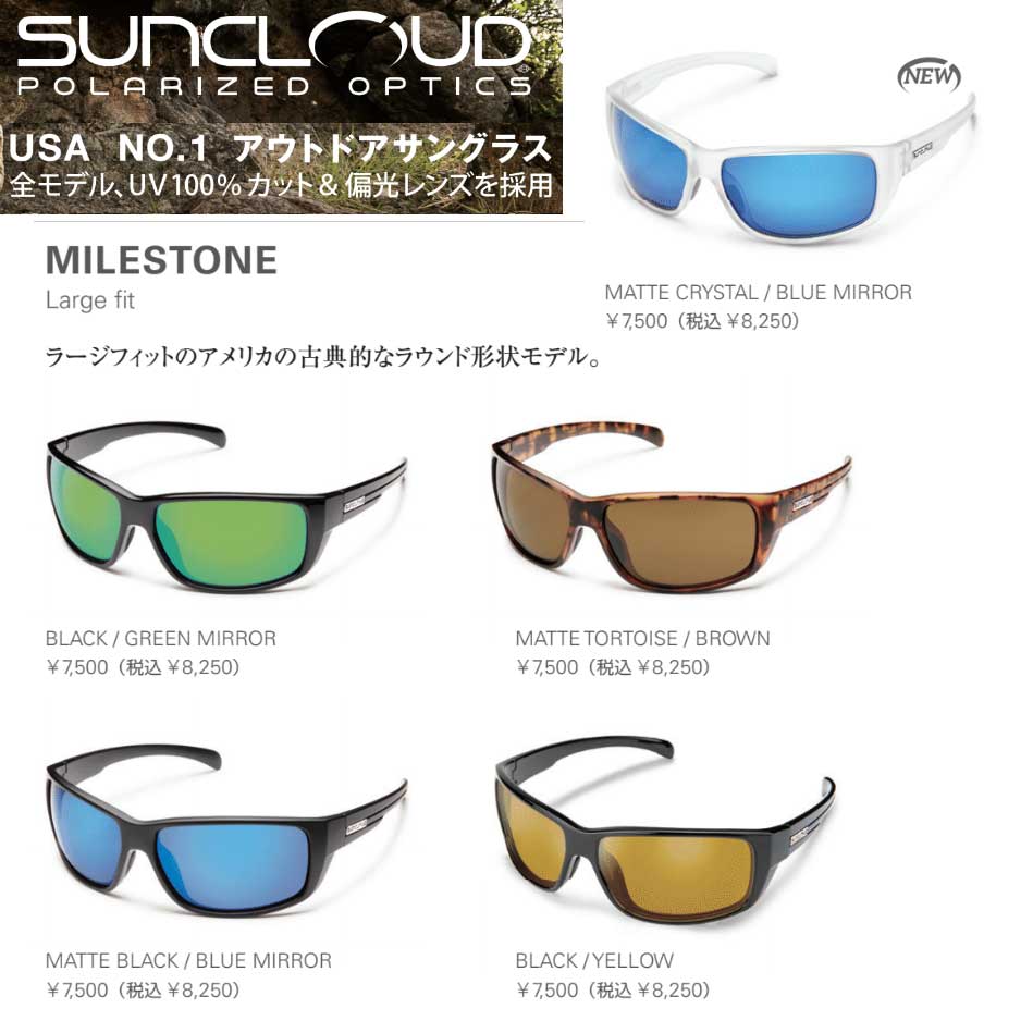 USA No1 アウトドアサングラスMILESTONE 偏光レンズ Sunglass サングラス 100％UVカット 偏光レンズ ポラライズド 送料無料 日差し夏 外出　紫外線 まぶしい