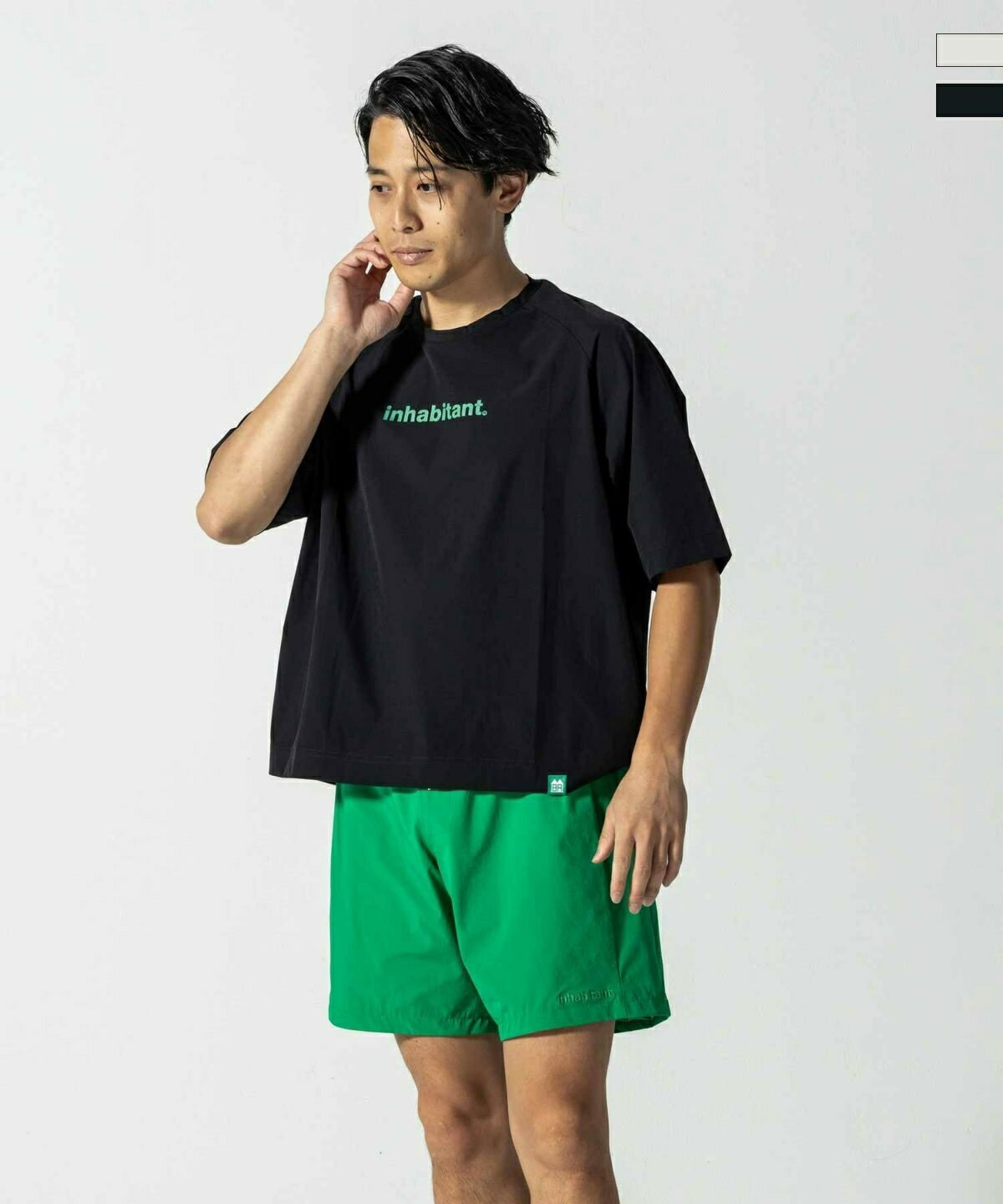 inhabitant(インハビタント)Rash T-shirts/ラッシュTシャツ/ラッシュガード/サーフィン/レジャー/スケートボード