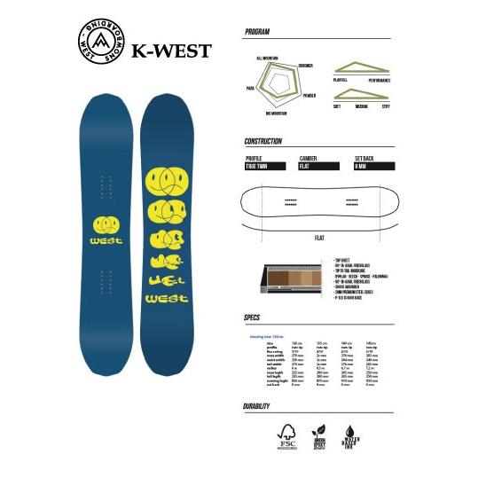 West Snowboarding LbY WjA q Xm[{[h K-WEST obNJg[ T[tCh t[Ch nCubh Lo[