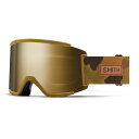 24-25 SMITH スミス アジアンフィット 【 SQUAD XL COYOTE POW HUNTER 】 スノーボード スキー ゴーグル スノボ GOGGLE 日本正規品