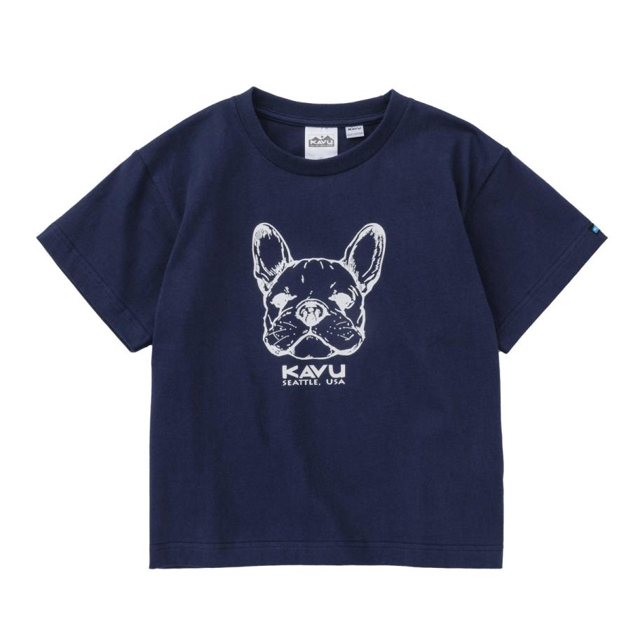 KAVU カブー K's DOG TEE NAVY S-L(100-140)