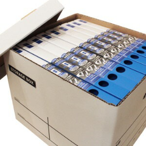 ストレージボックス A4/B4対応上蓋タイプ 10枚セット 収納 蓋付き 手穴付き 簡単 組み立て 段ボール おしゃれ オフィス A4 B4 書類 衣類 小物 整理 断捨離 2