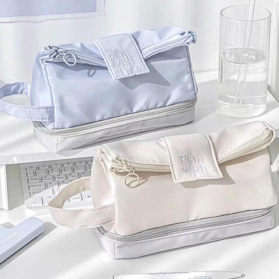 インス 可愛い 文房具 大容量 おしゃれ 筆入れ 筆箱 筆記用具 ペンポーチ かわいい 可愛い 韓国 小学生..