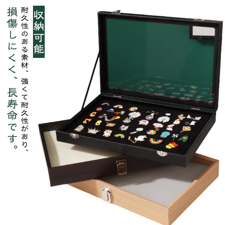 ピ ディスプレイケース メダル バッジ ミリタリー ピン エナメル 収納ケース ピン缶バッジ ピンディス..