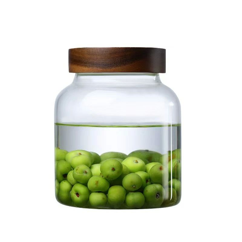 コーヒー キャニスター 密閉 茶入 茶筒 保存びん 密封保存瓶 透明 蓋付き キャニスター 食品保存容器 果実酒びん ガラスびん 瓶