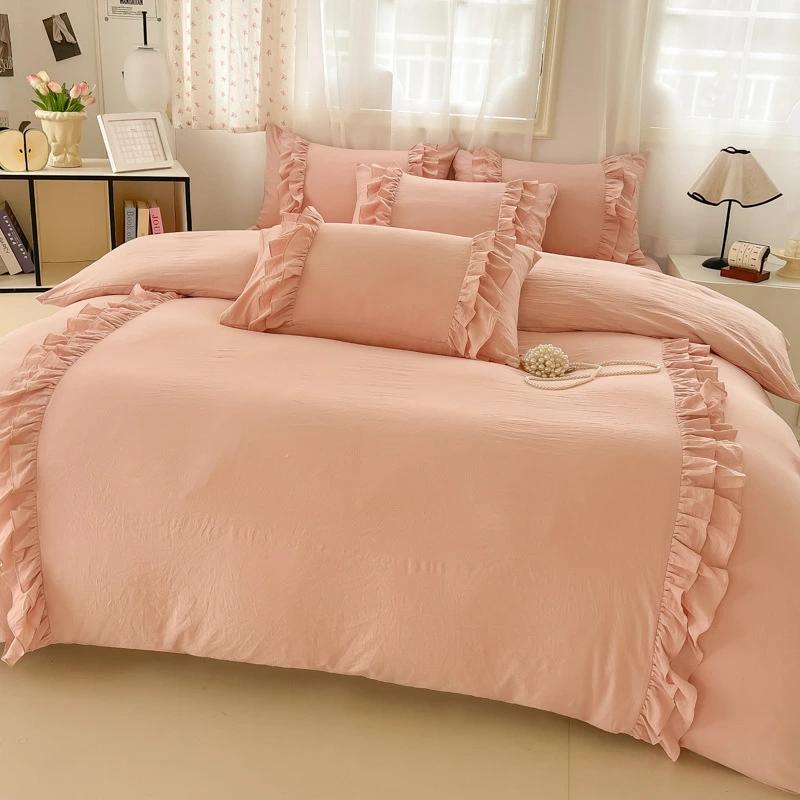 掛け布団カバー 寝具カバーセット かわいい セミダブ 掛けふとんカバー 春秋掛けカバー ボックスシーツ 3点4点セット シングル [3]