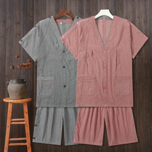 寝巻 入浴服 パジャマ サウナ服 乾きやすい 上下セット 患者服 患者着 鍼 お灸 服 チムジルバン サウナ マッサージ服 サロン 寝巻 入浴服 パジャマ サウナ服 乾きやすい 上下セット 患者服 患者着 鍼 お灸 服 チムジルバン サウナ マッサージ服 サロン