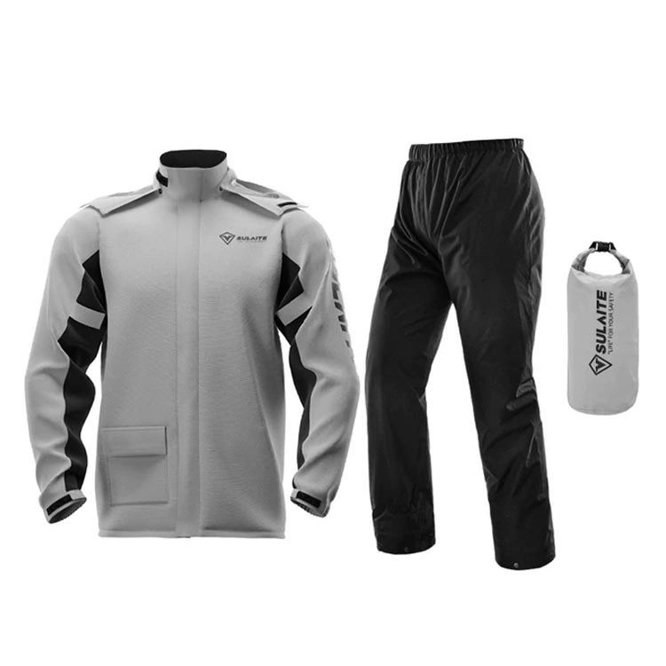 レディ 防水バイクウェア ゴルフ レインスーツ 防水 カッパ ウィンドブレーカー バイク用 セパレート 上下 バイク用 収納袋付き