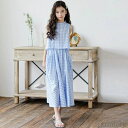 可愛い ナチュラル カジュアル 女の子 韓国子供服 チェック柄 スカートセットアップ キッズ 150 セットアップ 女の子