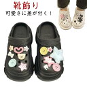 カ デコ かわいい チャーム サンダルボタン シューズチャーム シューパーツ 女の子 レディース キッズ ジビッツ 靴飾り 13個入り