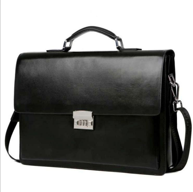 錠付き パスワードロック付き A4サイズ 防水 大容量 手提げ ショルダーバッグ ブランド アタッシュケー..