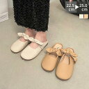 サンダル カジュアル 歩きやすい フラット つっかけ ストラップ かかとなし ビーチ き ペタンコ レディース リボン 楽 スリッパ