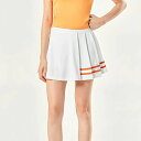 フィットネス ヨガ ジム ゴルフ 体育祭 応援団 体操服 二本のライン インナーパンツ ミニスカート レディース スカート スコート