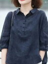トップス Tシャツ スタイリッシュ レディース シャツ 半袖 コットンリネン ママ ファッション 夏の 2025 レディース トップス