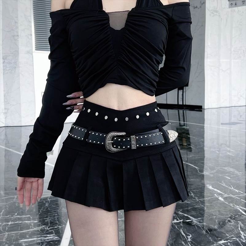 リゾート イベント バイト LL XL L M S 黒 ブラック フレア ひざ上 ミニ オールシーズン 冬 秋 夏 春 ..