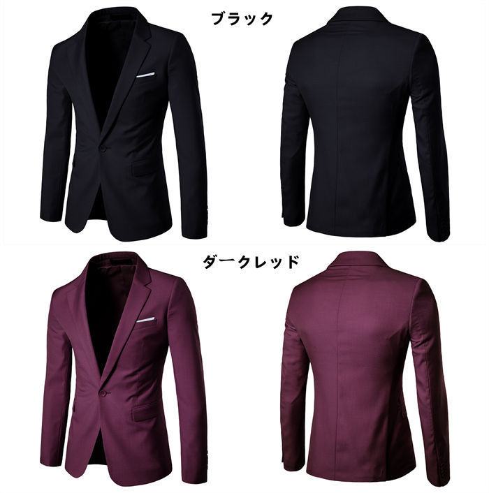 テーラードジャケット ユニフォーム 紳士服 一つボタン メンズ 遊び着 ダン 舞台衣装 お兄系 舞台スーツ カジュアル 長袖 スーツ