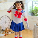 レディース ク 子供 ワンピース キッズ 半袖 コスチュームドレス 衣装 ハロウィン 可愛い コスプレ仮装 セーラー服 女の子 水兵