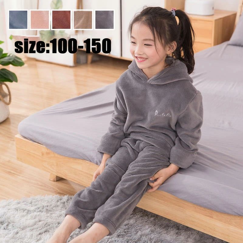 150cm 140 130 120 110 100 5色 寝巻き おしゃれ かわいい 部屋着 ユニセックス ジュニア 長袖 暖かい ..