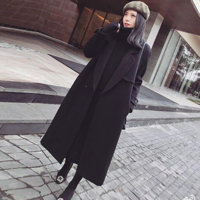 ロング丈 前開き 重ね着 コーディネート デート ファッション 着回し お出かけ 韓国系 学生 大人 20代 10代 ガーリー 冬 秋 春