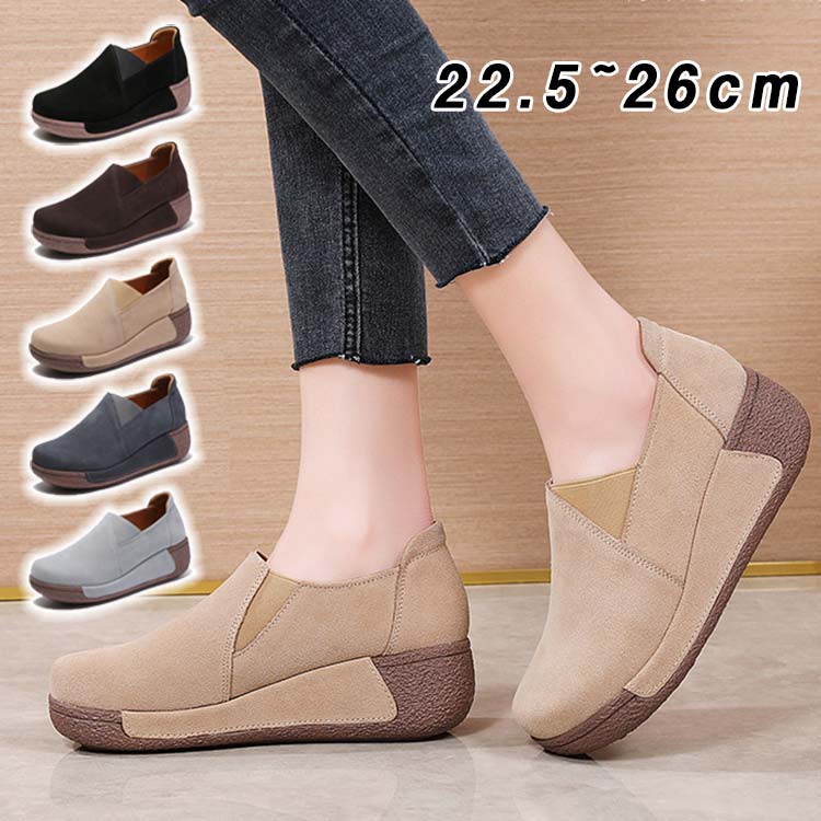 冬 秋 夏 春 婦人靴 看護師 作業靴 日常使い 可愛い 個性 お洒落 歩きやすい 姿勢矯正 船型底 超軽量 ローファー 厚底シューズ