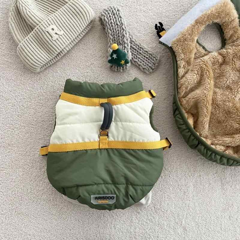 お出かけ ドッグカフェ お洒落 保温 暖かい 厚着 防風 愛猫 愛犬 散歩 お揃い アウター コート カジュ..